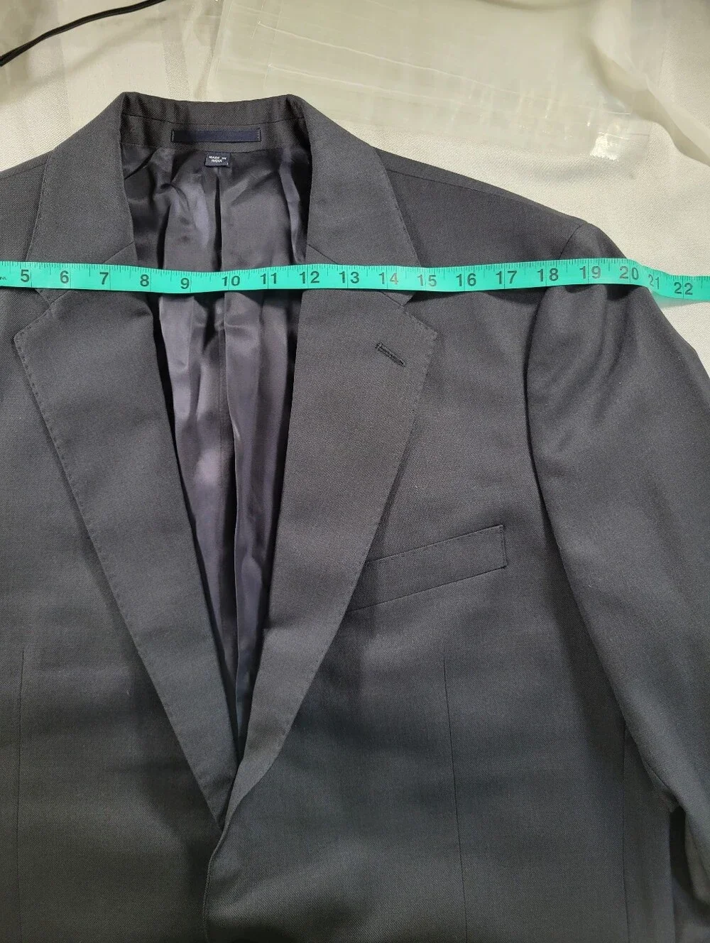 J Crew Ludlow Slim-fit suit jacket in Italian worsted wool Size 42L Dark Navy